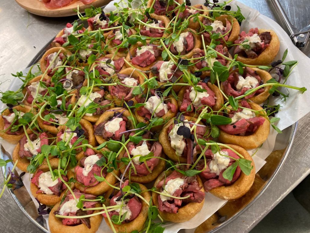 Canapes for parties or weddings