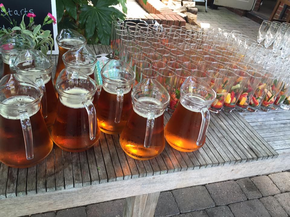 Pimms. Party and Wedding Welcome Drinks
